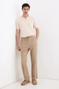 Chino estructura con cordones regular fit