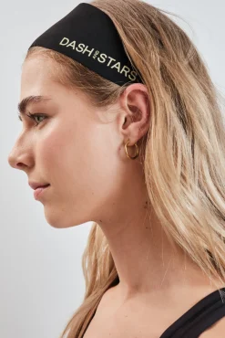 Cinta de pelo deportiva amarilla