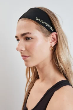 Cinta de pelo deportiva amarilla