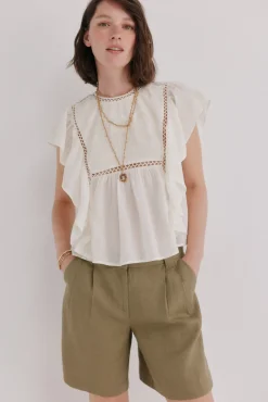 Cinthia.Blusa bordada
