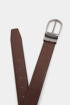Cinturón piel vestir reversible