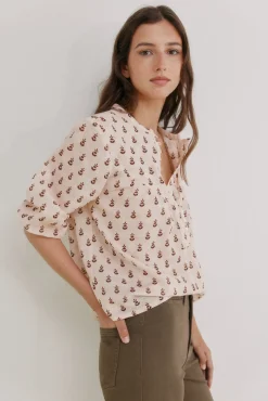 Claire. Blusa estampada