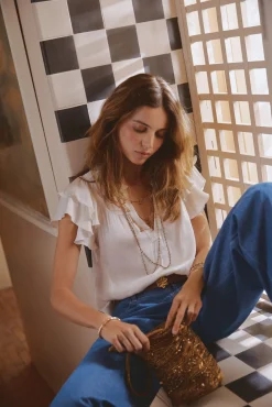 Cleo. Blusa fluída
