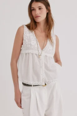Cora. Blusa romántica