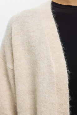 Cárdigan largo lana y alpaca