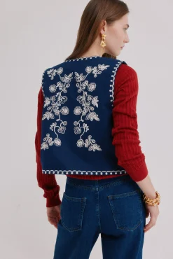 Edurne. Chaleco denim