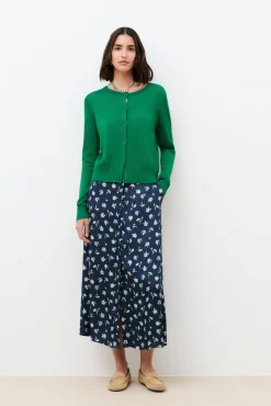 Falda larga estampada