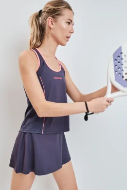 Falda malla interior gris