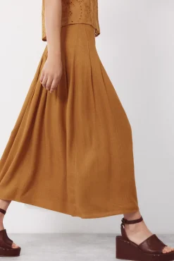 Falda midi tablas