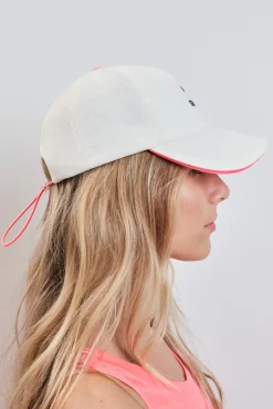 Gorra técnica blanca logo