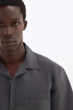 Guayabera lino manga corta