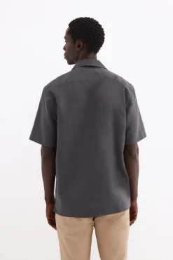 Guayabera lino manga corta