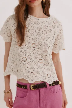 Irune. Top crochet