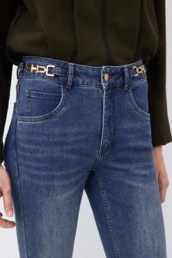 Jeans flare cropped