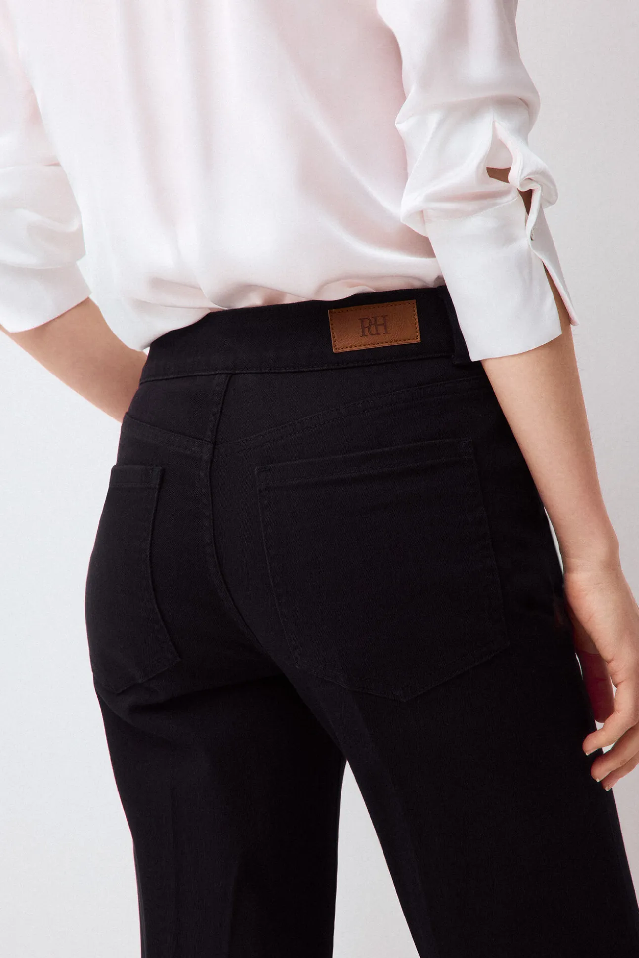 Jeans flare cropped