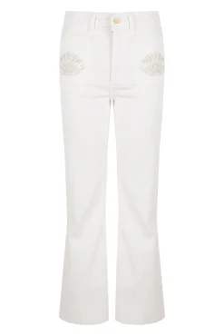 Jeans flare cropped