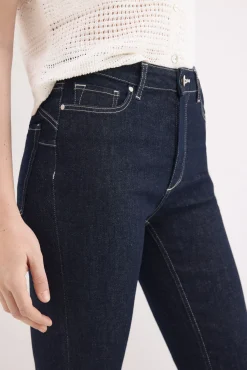 Jeans push up flare cropped