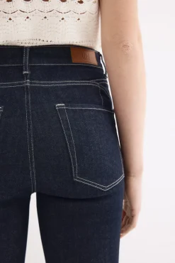 Jeans push up flare cropped