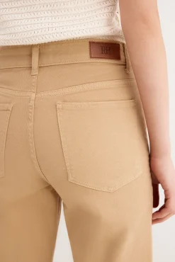 Jeans straight capri basic