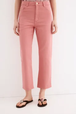 Jeans straight capri basic