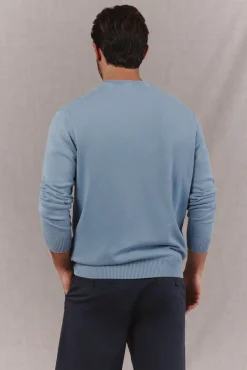 Jersey básico cuello caja