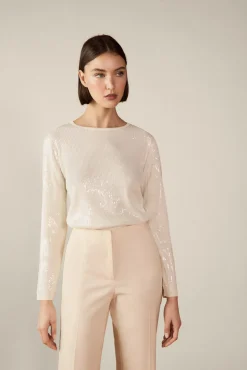 Jersey lentejuelas transparente