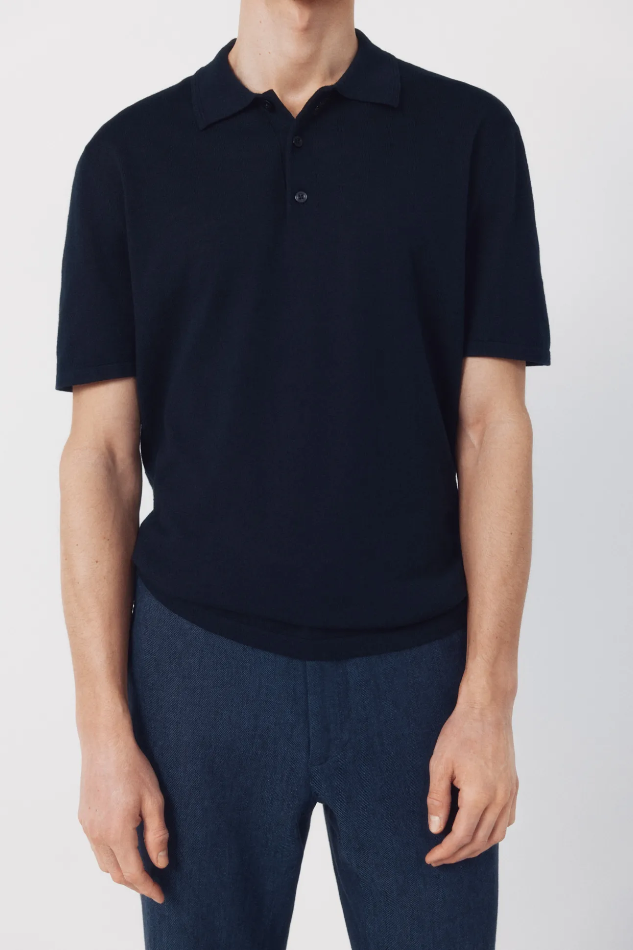 Jersey polo manga corta algodón