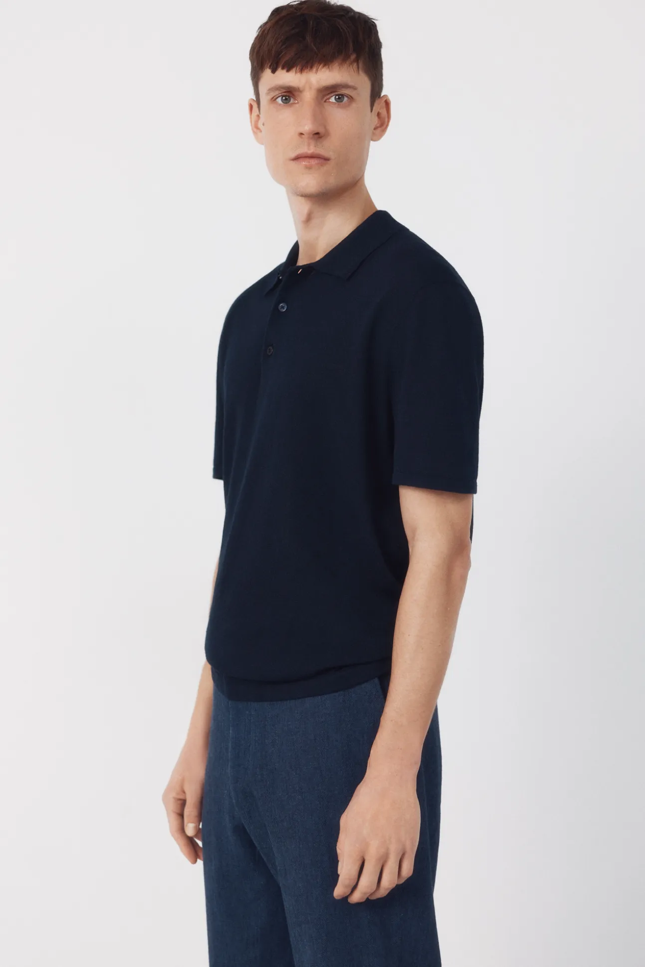 Jersey polo manga corta algodón