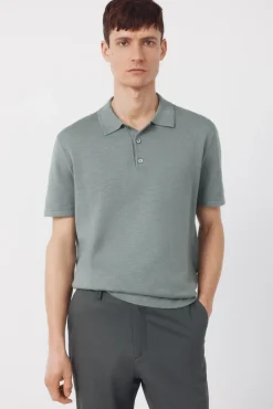 Jersey polo manga corta algodón