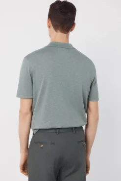 Jersey polo manga corta algodón