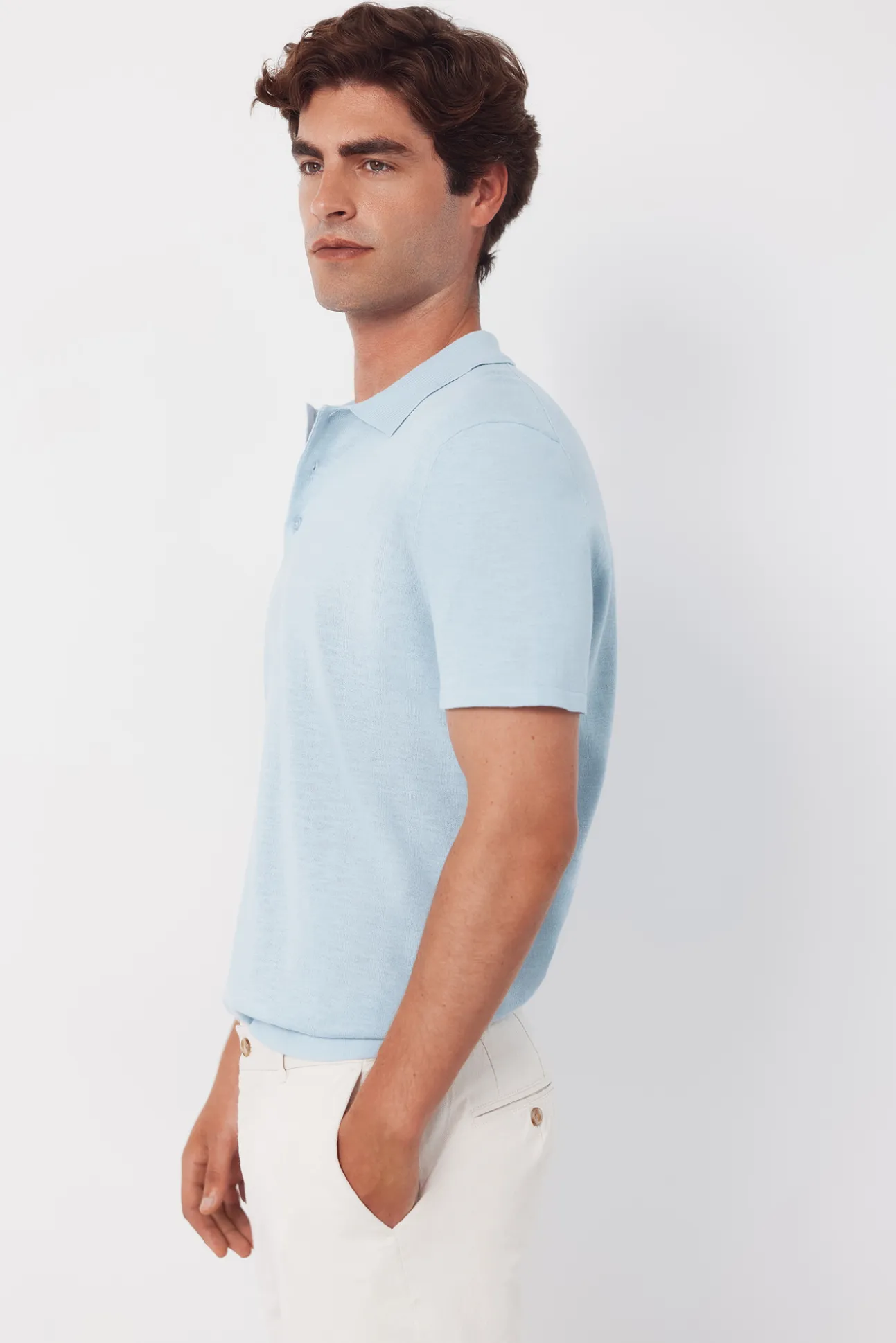 Jersey polo manga corta algodón