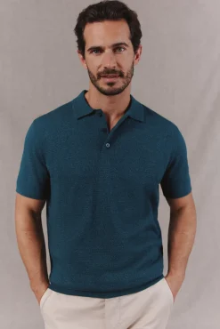 Jersey polo manga corta torzal