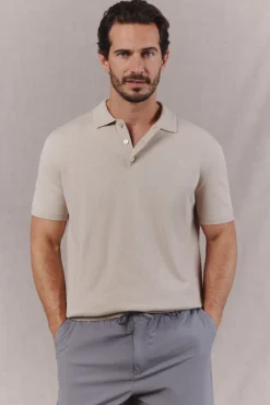 Jersey polo manga corta torzal