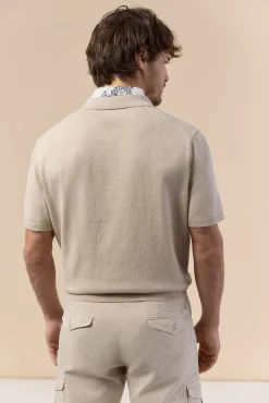 Jersey polo manga corta torzal