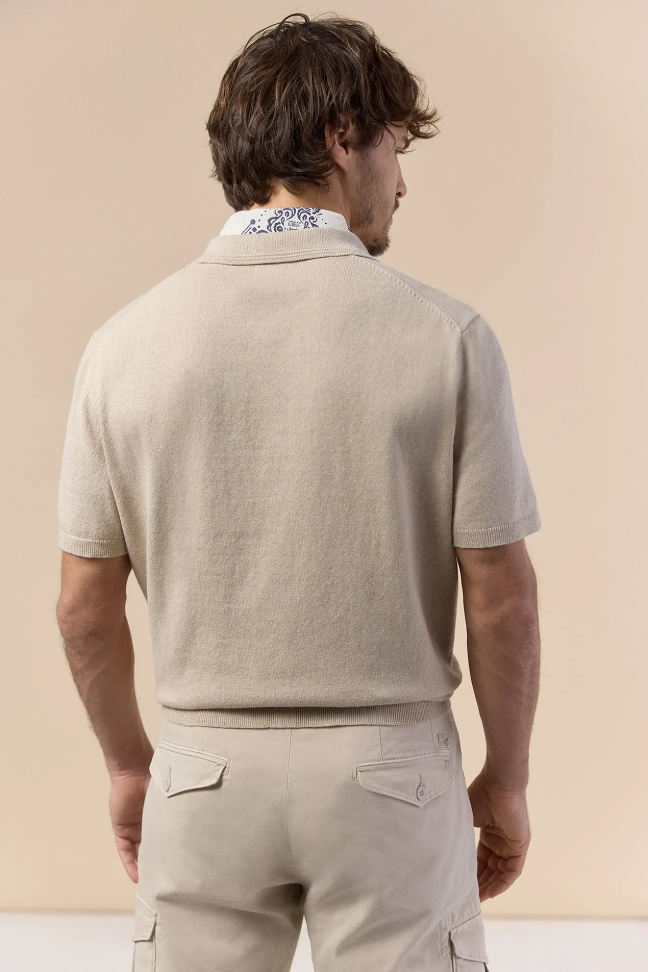 Jersey polo manga corta torzal