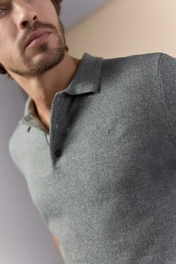 Jersey polo manga corta torzal
