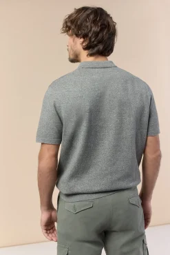 Jersey polo manga corta torzal