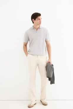 Jersey polo premium manga corta algodón