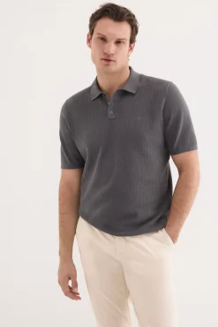 Jersey polo premium manga corta rayas