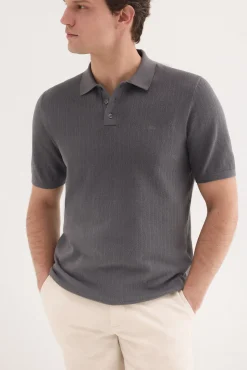 Jersey polo premium manga corta rayas