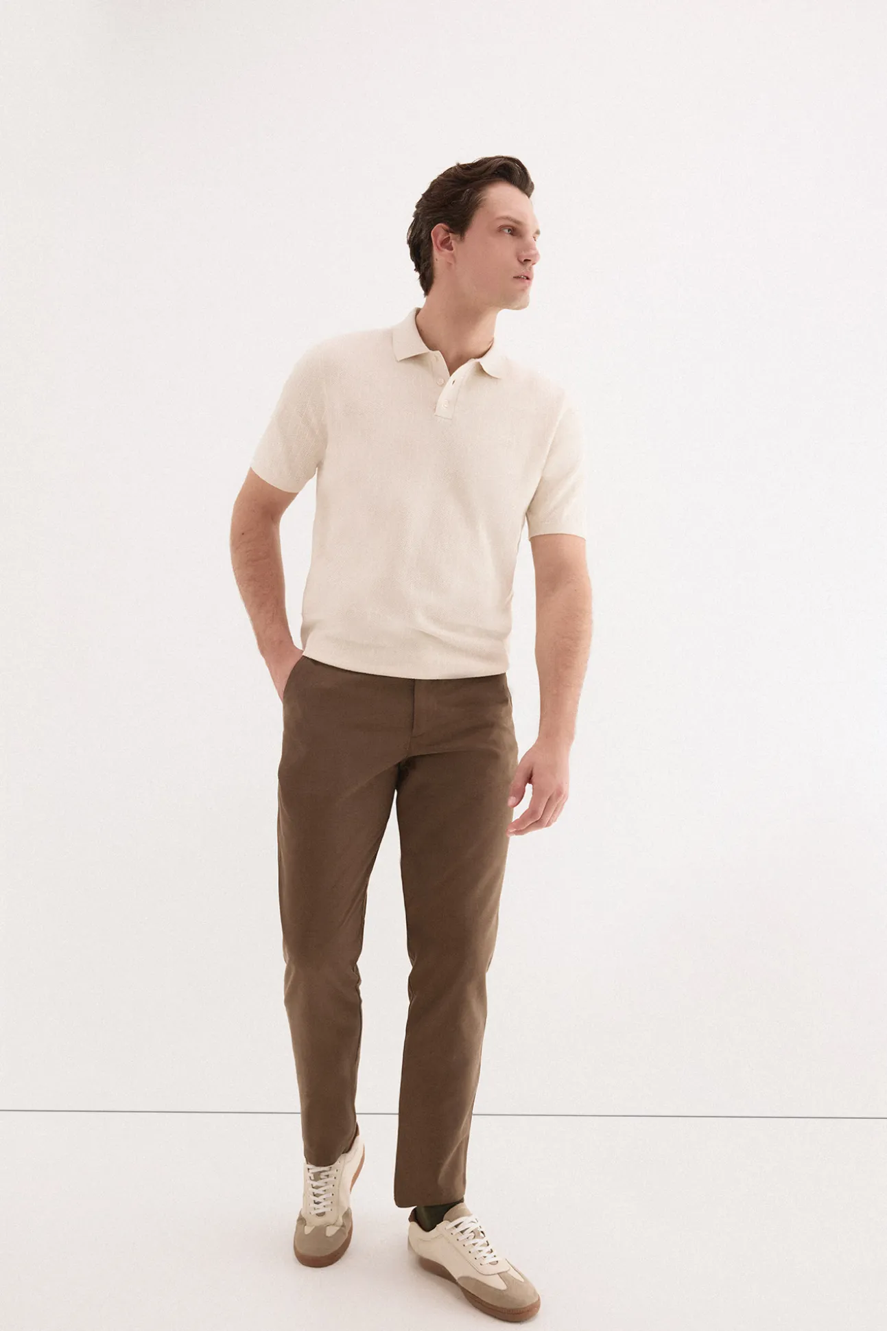 Jersey polo premium manga corta rayas