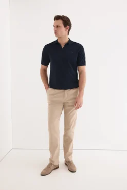 Jersey polo premium manga corta algodón