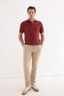 Jersey polo premium manga corta algodón