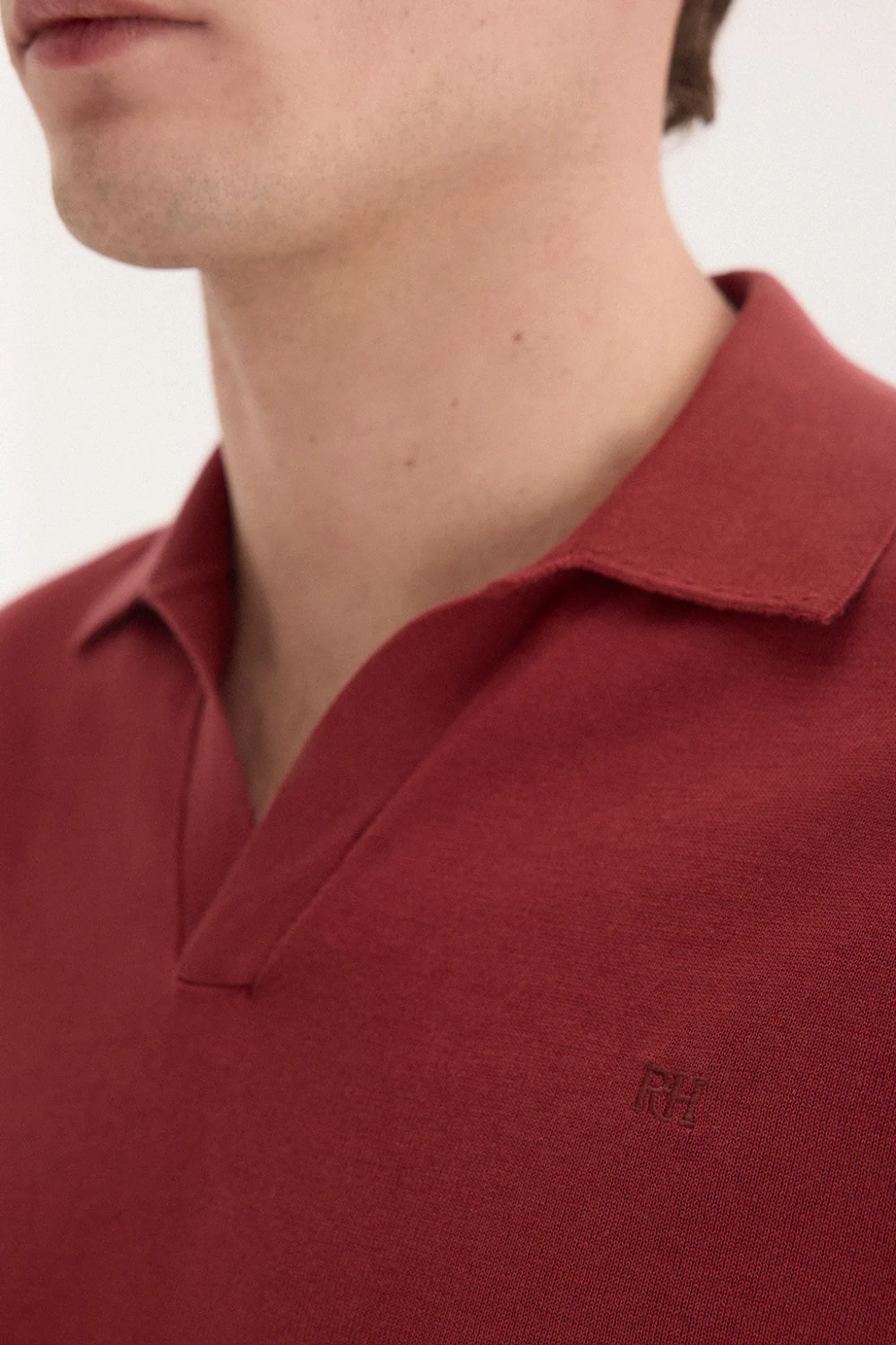 Jersey polo premium manga corta algodón