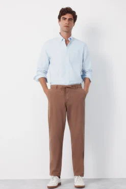 Jogger popelin con gomas regular
