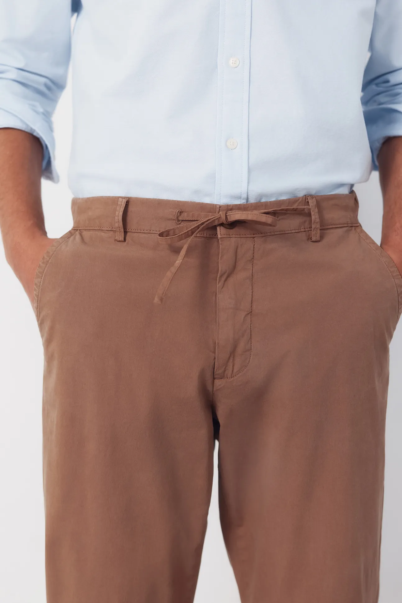 Jogger popelin con gomas regular