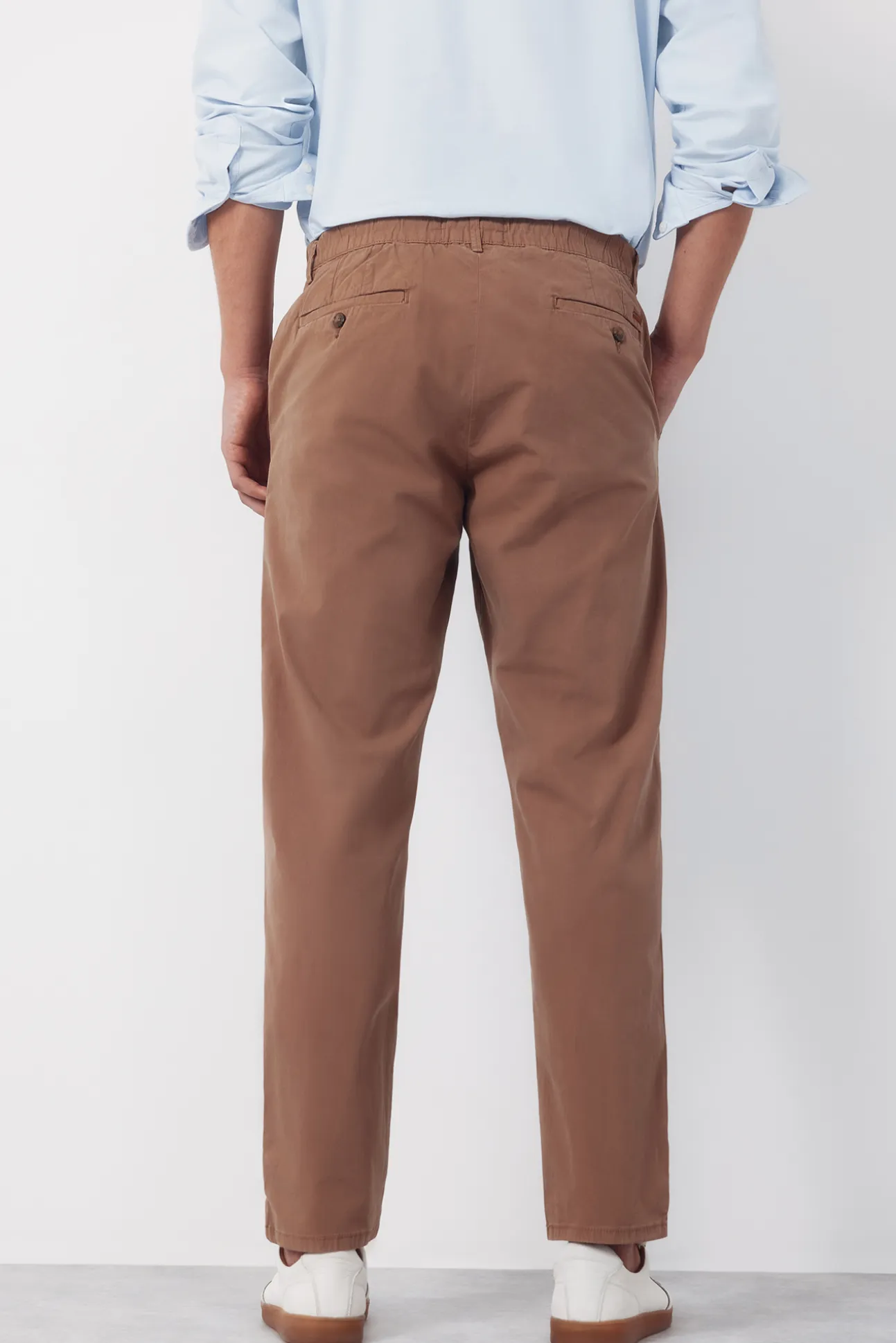 Jogger popelin con gomas regular