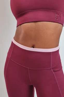 Leggings burdeos 4D STRETCH