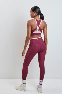 Leggings burdeos 4D STRETCH