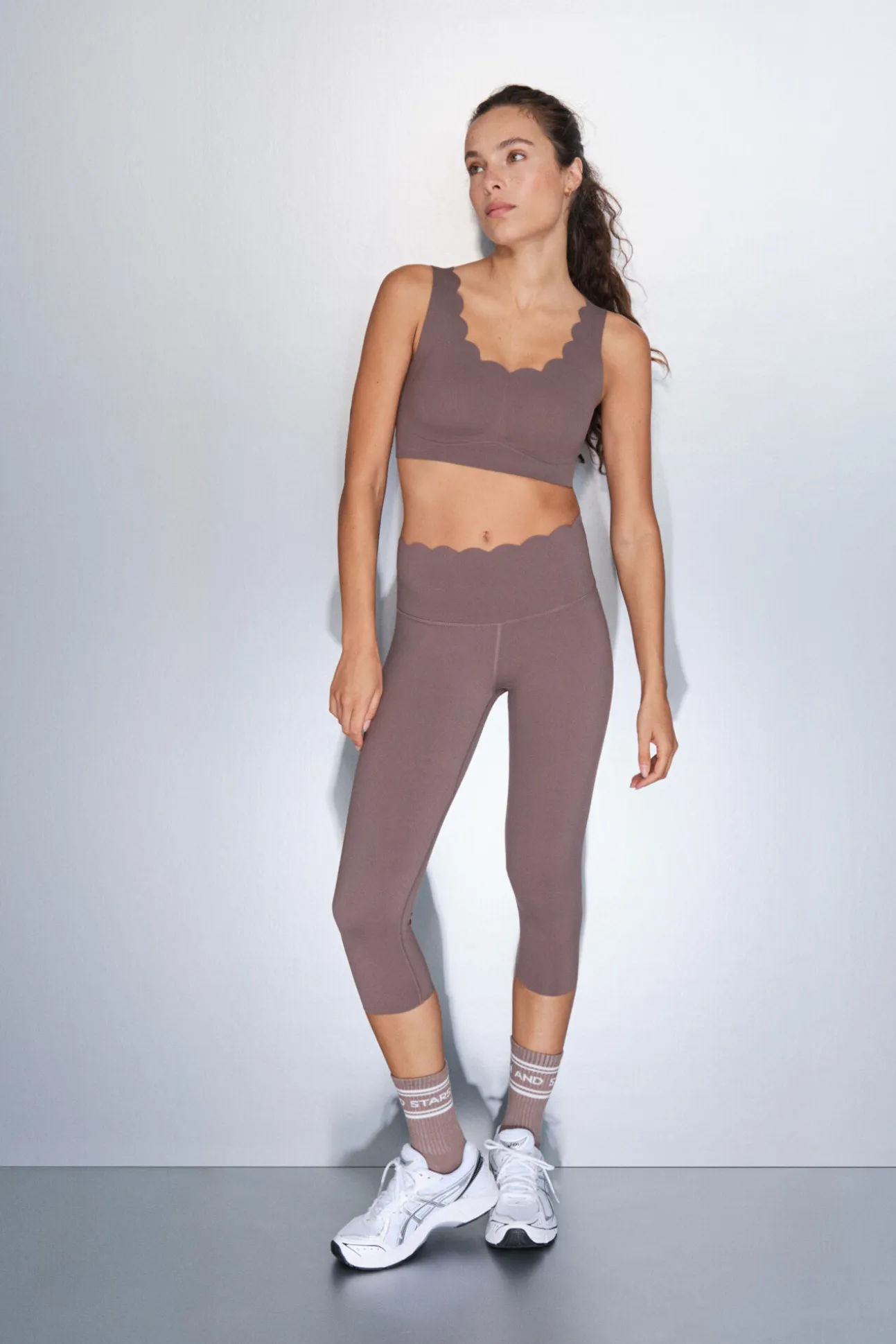 Leggings COMPRESSIVE pirata marrón